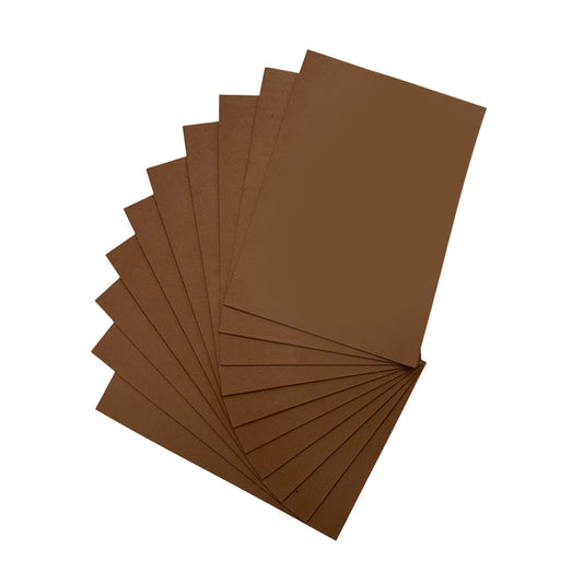 Pack of 50 A5 Brown Coloured EVA Foam Sheets