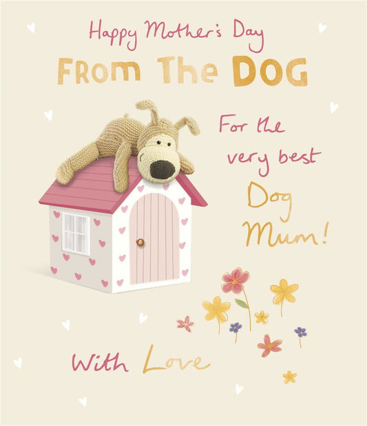 Boofle On House From The Dog Mother's Day Card