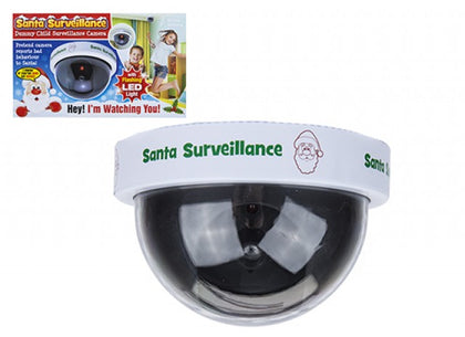 Christmas Santa's Dummy Surveillance Camera With a Flashing Light