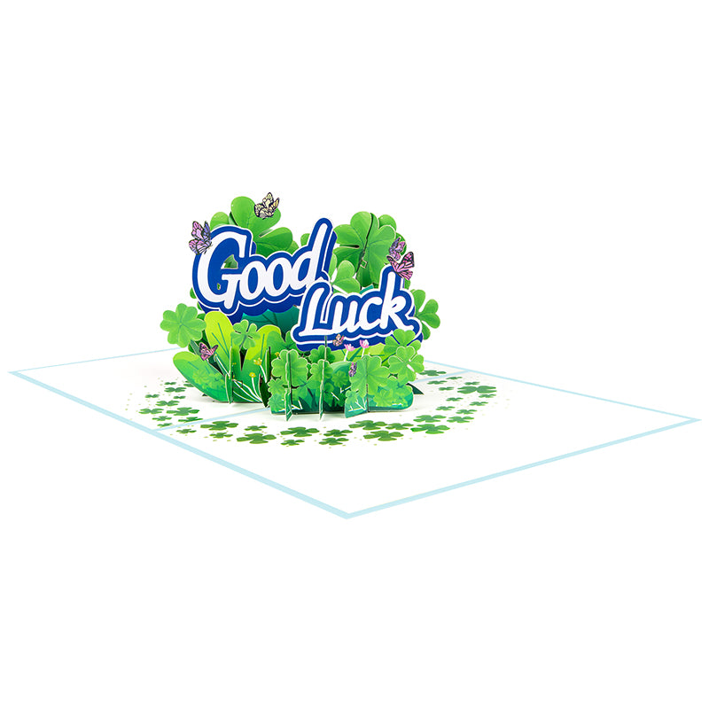 Petals of Positivity 3D Pop Up Good Luck Card