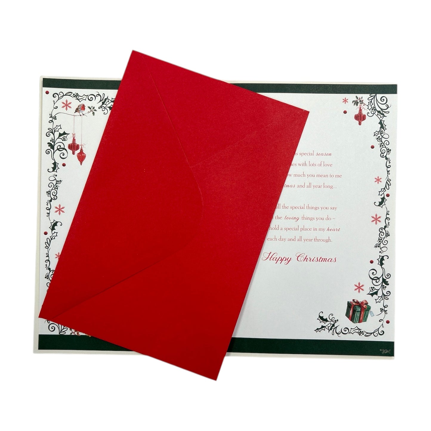 Winter Scene Design To The One I Love Christmas Card