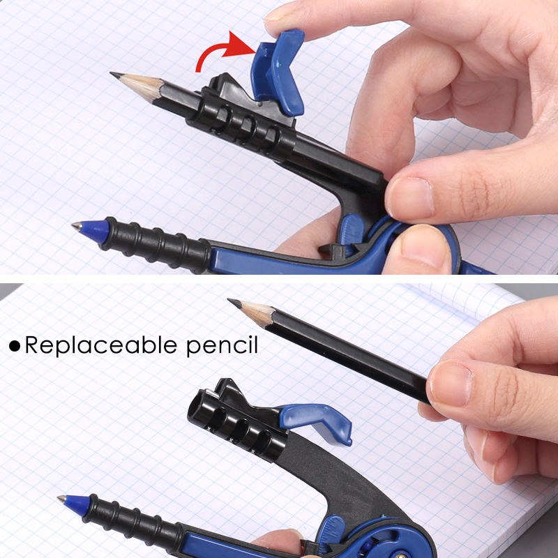 Single Safety Plastic Math Compass Divider