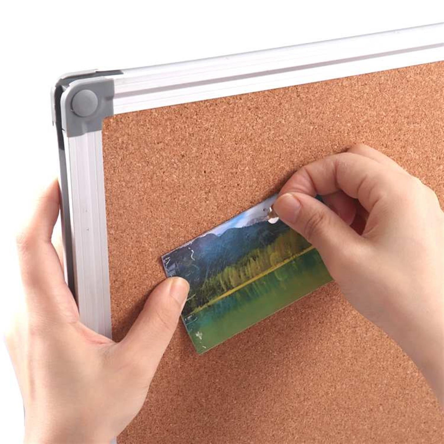 Aluminum Framed Bulletin Cork Board 60 x 90cm