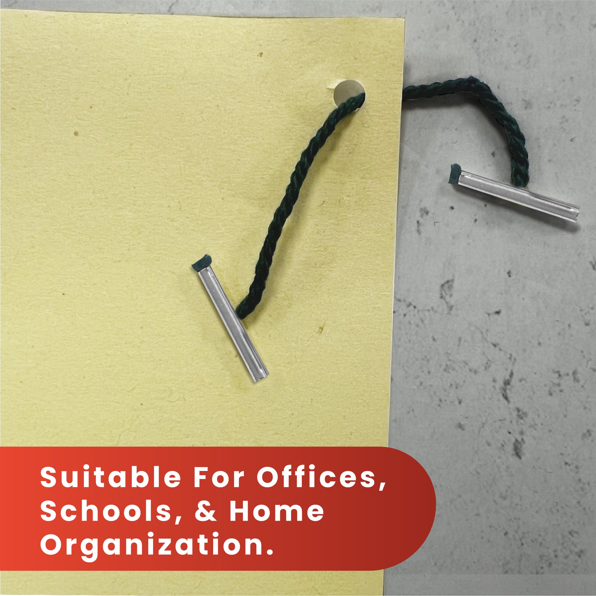 Treasury Tag File Pack of 100 101mm Metal End Treasury Tags – Choice Wholesale