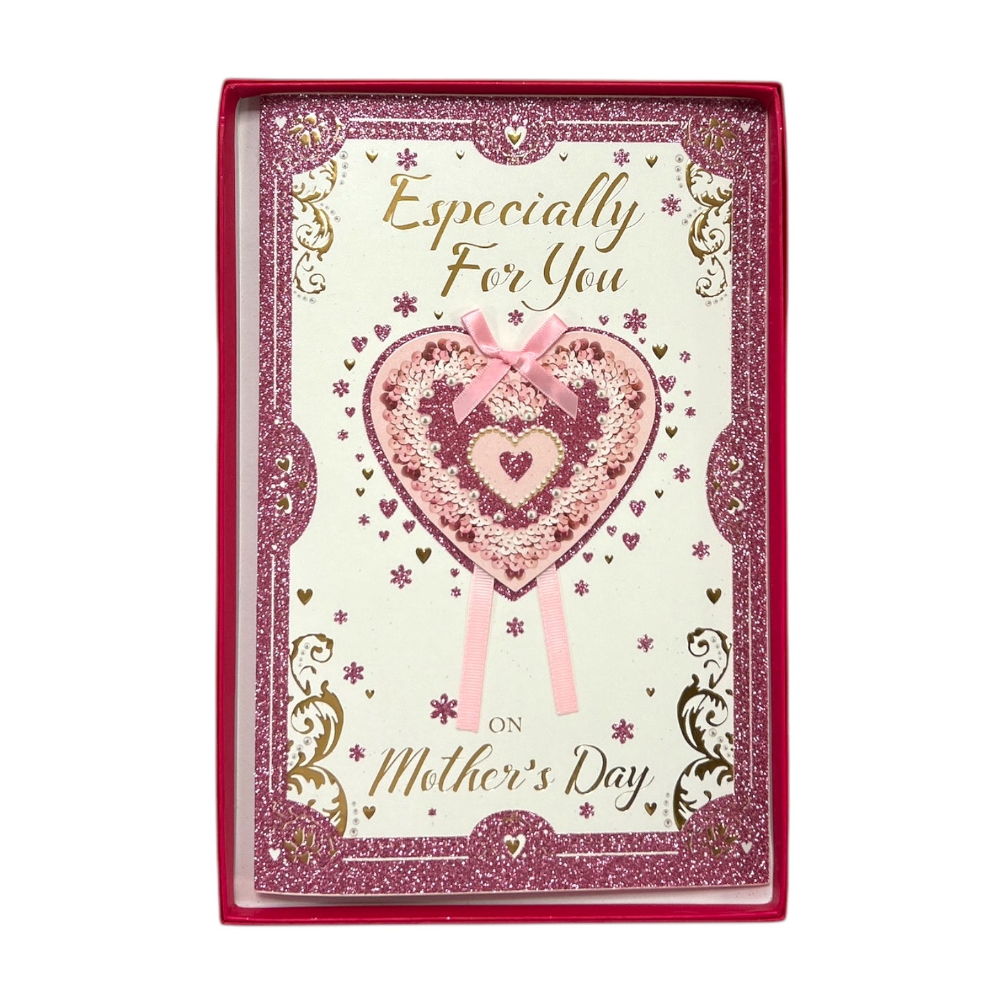 Especially For You Heart Design Keepsake Mother's Day Boxed Card