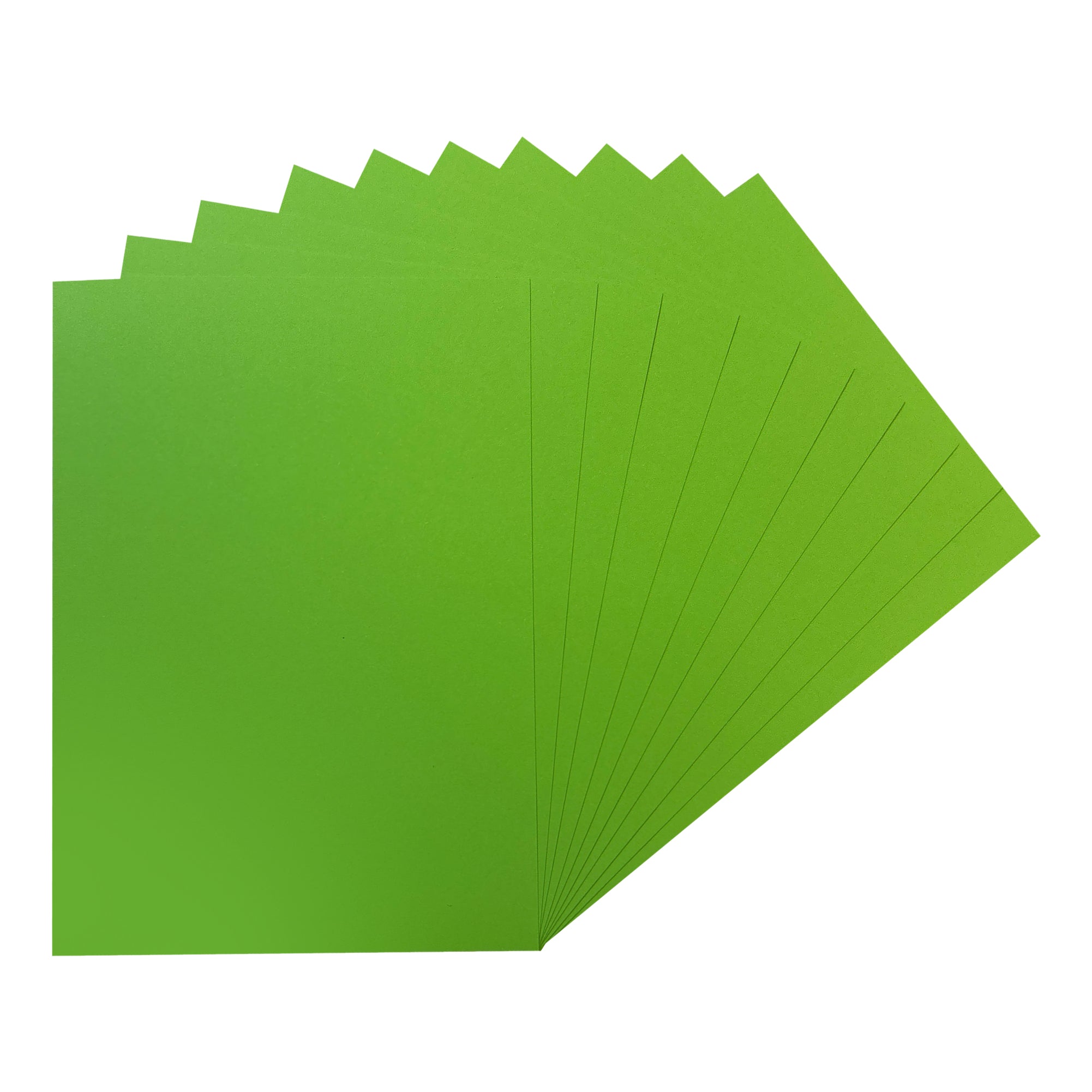 A5 Natuurlijk Groene Kaart – 50 Vellen, 160 G/m², Lichtgroen, Geschikt Voor Printers En Knutselprojecten