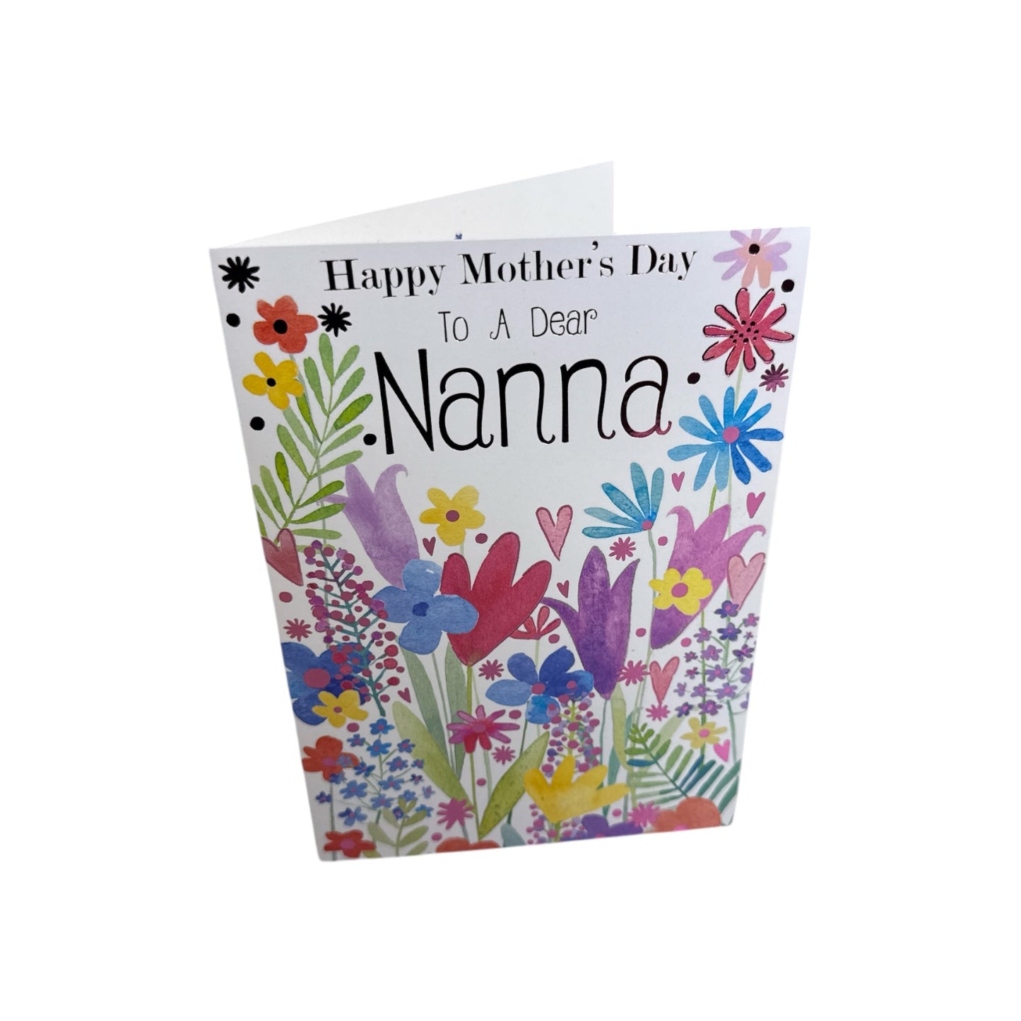 To A Dear Nanna Painting Of Flowers Design Mother's Day Card