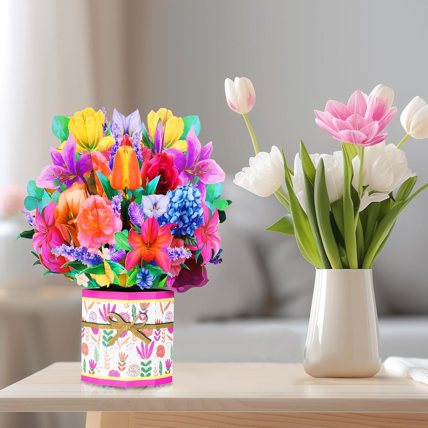 A Blooming Surprise 3D Pop Up Greeting Card