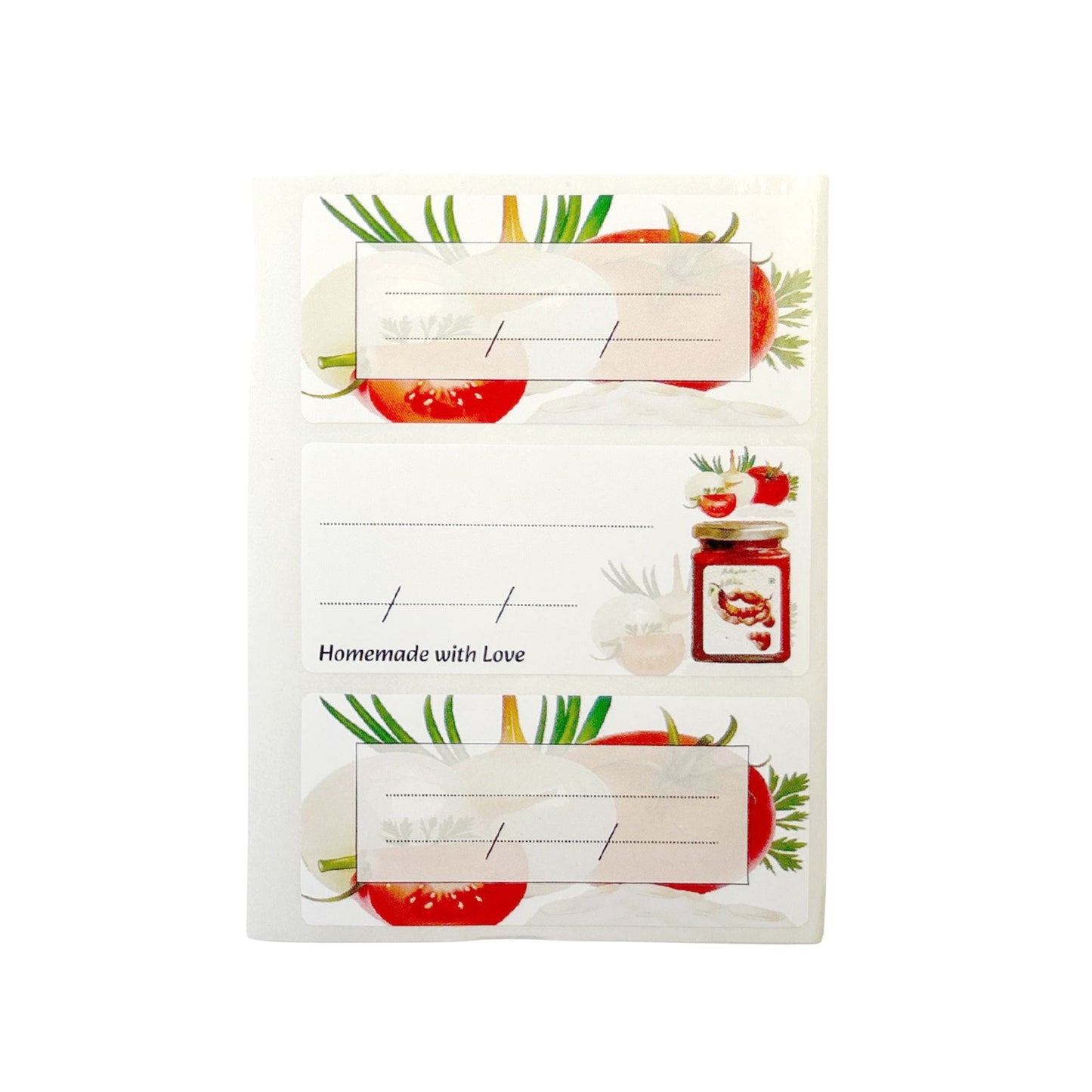 Pack of 144 Chutney Jar Labels 34x75mm