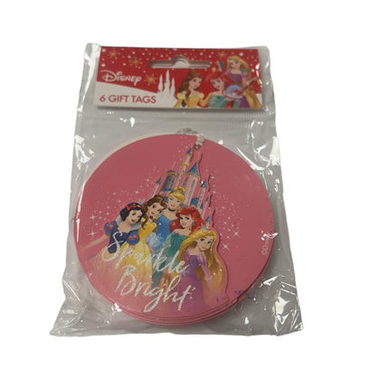 Pack of 6 Disney Princess Gift Tags