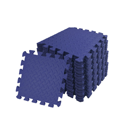 Pack of 20 30x30cm Navy Blue Coloured 1cm Thick EVA Foam Mats