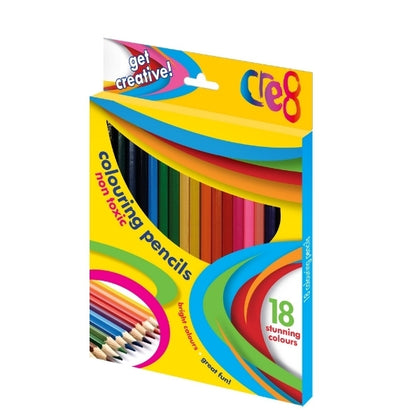 Pack of 18 Colouring Pencils
