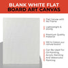 30x40cm Blank White Flat Stretched Board Art Canvas By Janrax
