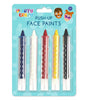 Pack of 5 Assorted Face Paint Crayons