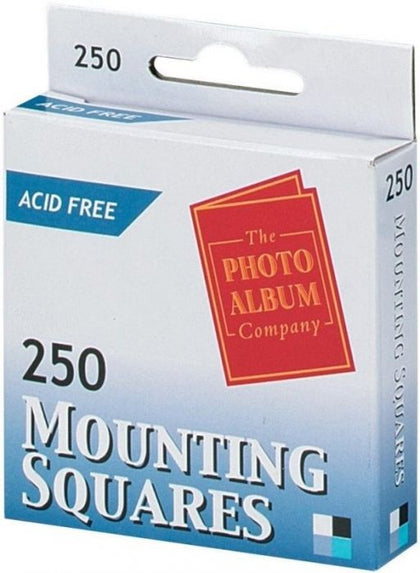 250 Photo Mounts Acid Free Mounting Squares from The Photo Album Company