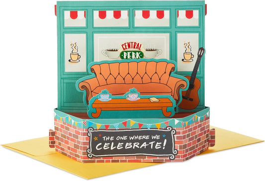 Warner Bros FRIENDS Paper Wonder Collection 3D Pop Up Birthday Card