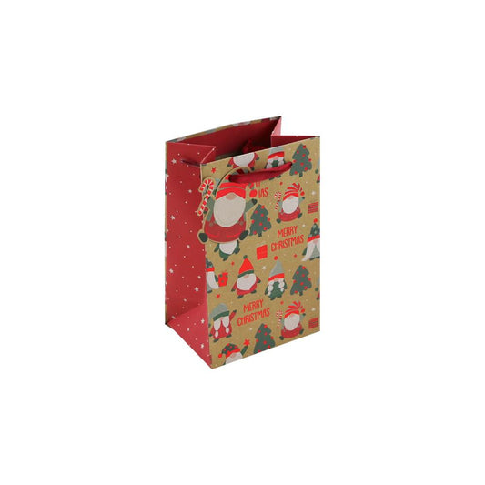 Christmas Gonks Perfume Kraft Gift Bag