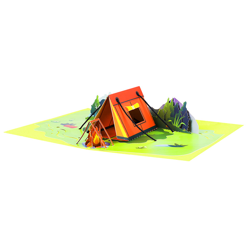 Forest Retreat Adventure Pop Up Greeting Card