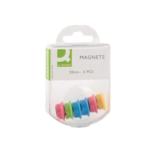 Pack of 60 Assorted Round Magnets 20mm
