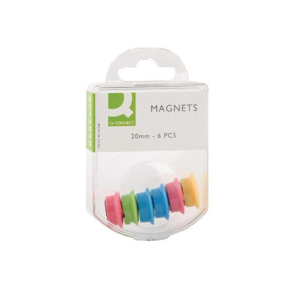 Pack of 60 Assorted Round Magnets 20mm