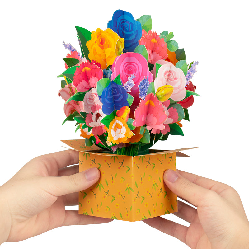 Bloom Box Garden Harmony 3D Pop Up Greeting Card