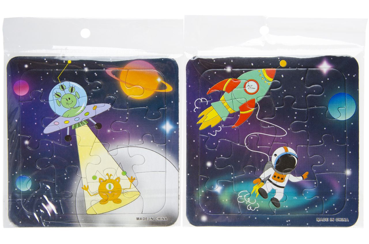 Pack of 12 Space Mini Puzzle Games