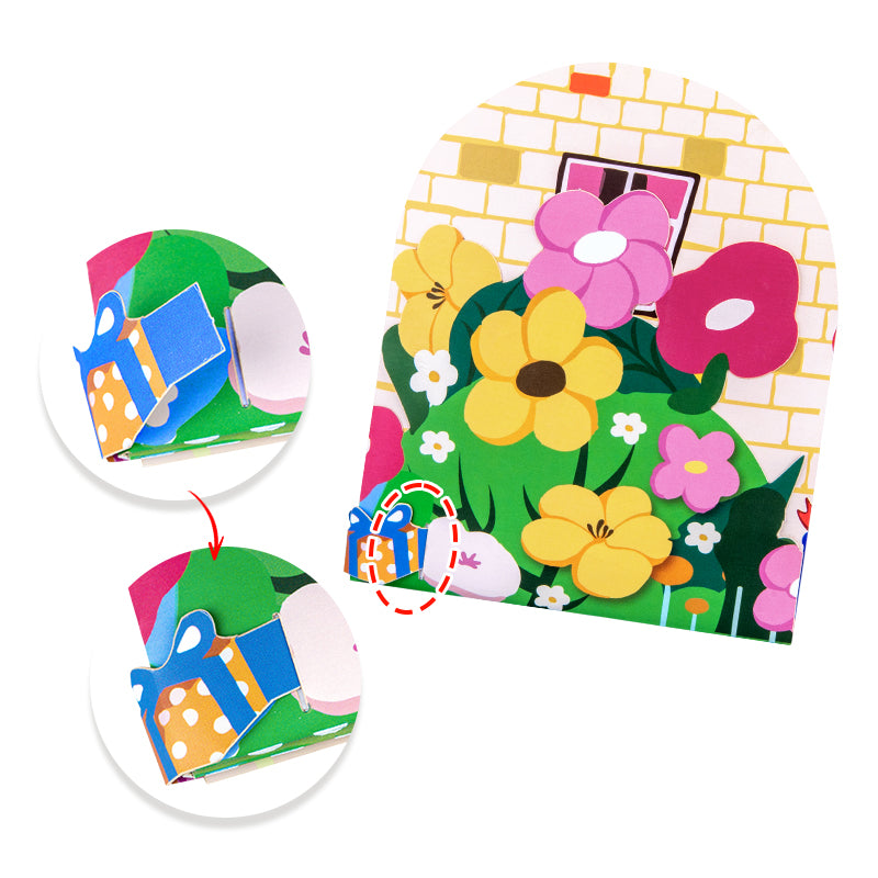 Meow Magic 3 Fold Pop Up Birthday Card