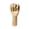 Large Wooden Left Hand Manikin 30cm (12")