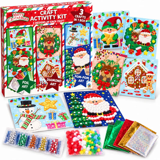 Christmas 3-in-1 Crafts Activity Kit
