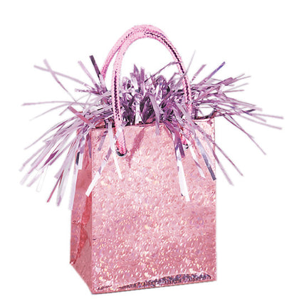Pastel Pink Mini Gift Bag Balloon Weight
