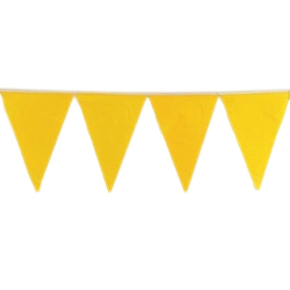 Yellow Bunting 10m with 20 Pennants