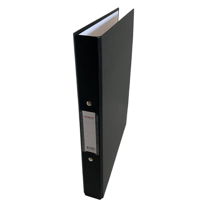 A4 Black Paper Over Board Ring Binder by Janrax