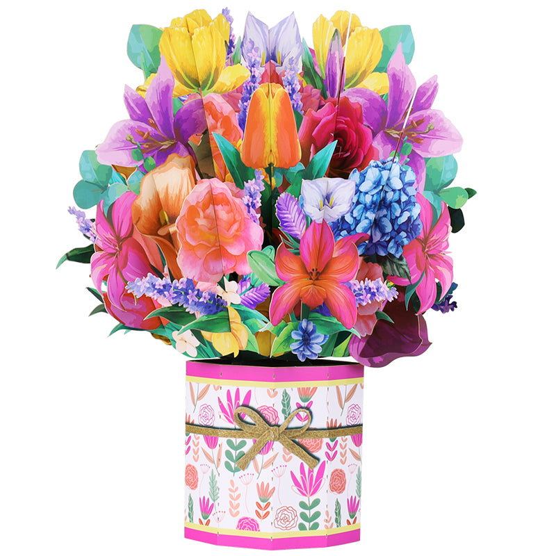 A Blooming Surprise 3D Pop Up Greeting Card