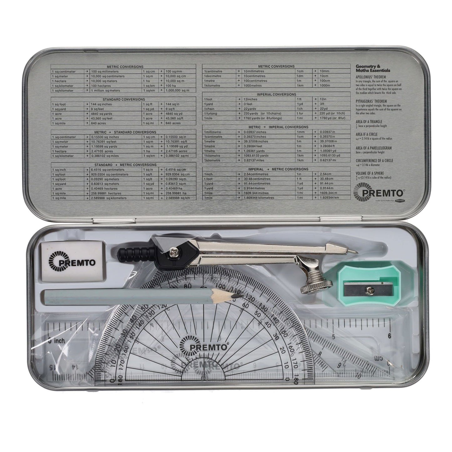 9 Piece Mint Magic Maths Set By Premto