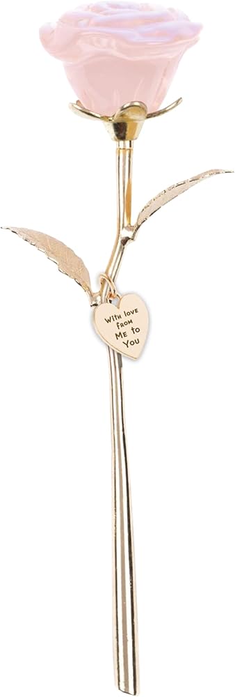 Me to You Tatty Teddy Glass Rose Ornament Wedding Day Gift Signature Collection