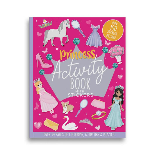 24 Pages Princess Activity Book with Stickers