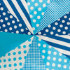 Blue Mix Bunting 10m with 20 Pennants