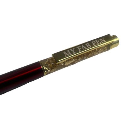 My Fab Pen Captioned Gold Leaf Ballpoint Gift Pen