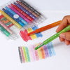 Pack of 12 Assorted Colour Twistable Crayons