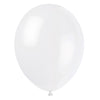 Pack of 10 Linen White 12" Premium Latex Balloons