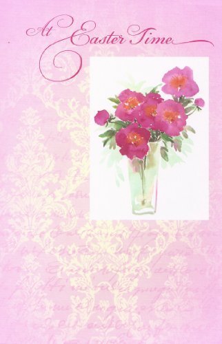 At Easter Time Floral Greeting Card