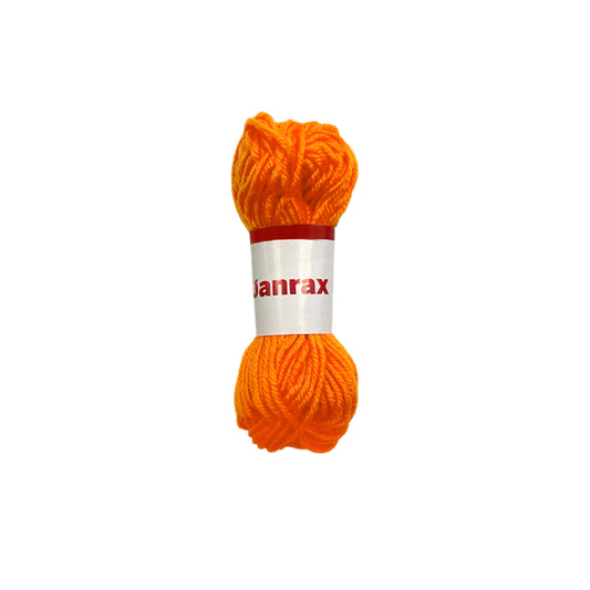 Orange Acrylic Yarn Roll – 10g, 4 Strand 8 Ply Knitting Wool
