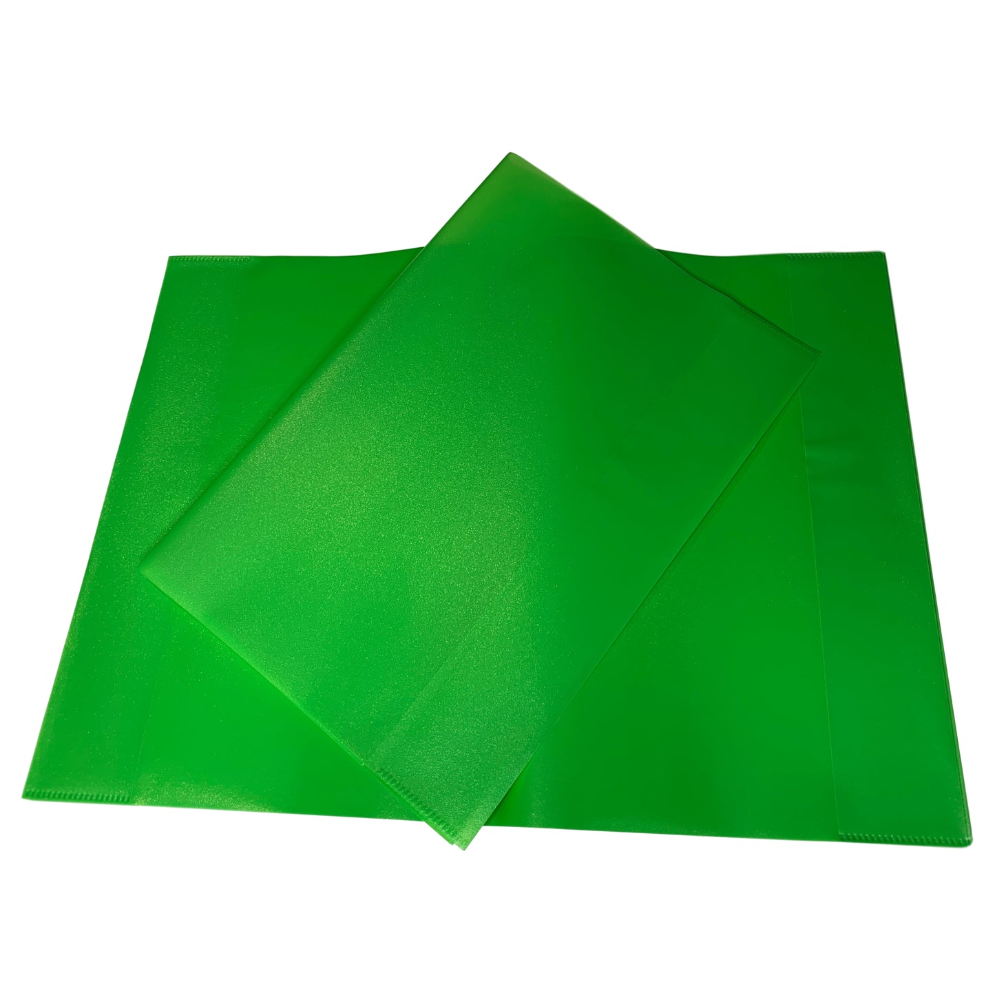 Pack of 10 A4 Frosted Green Exercise Book Covers