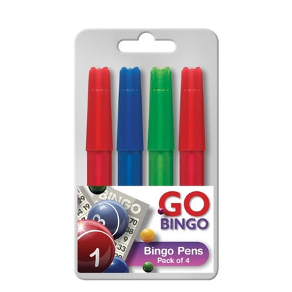 Pack of 4 Assorted Bingo Pens
