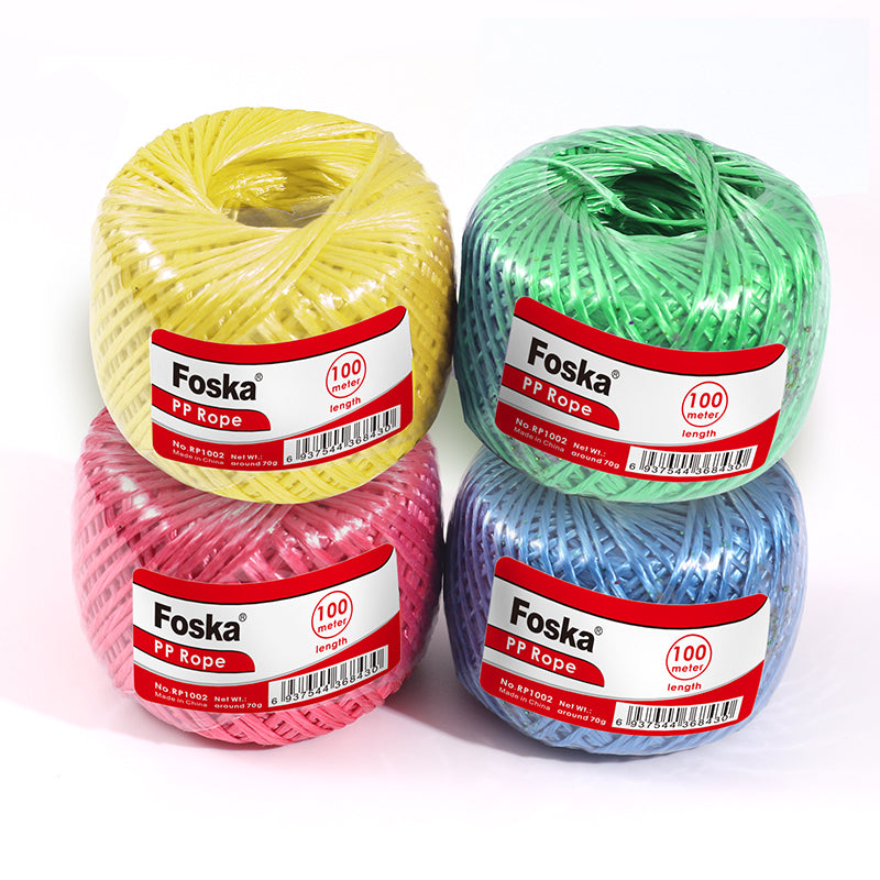 Multipack Coloured String 100m Coloured PP String Rope 70g– Choice Wholesale