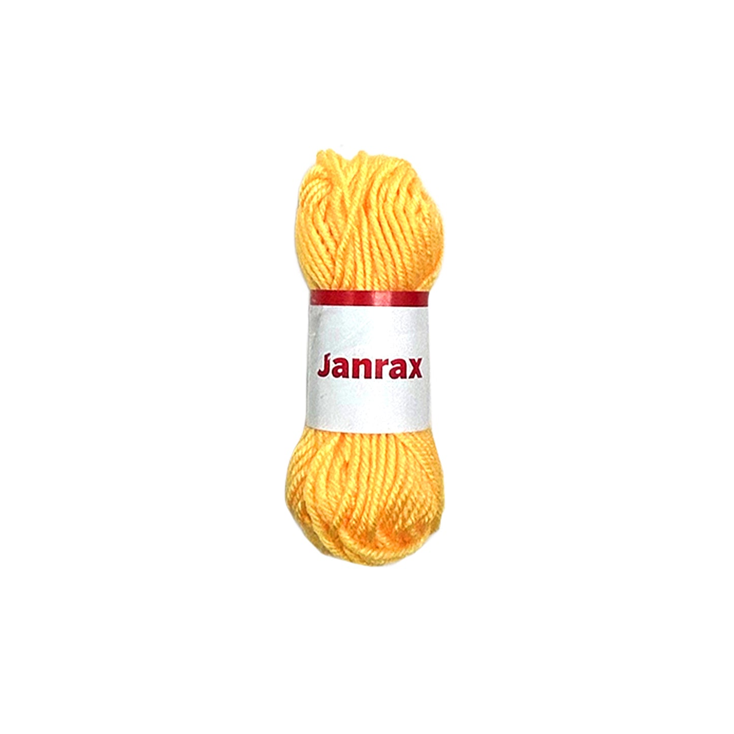 Light Yellow Acrylic Yarn Roll – 10g, 4 Strand 8 Ply Knitting Wool