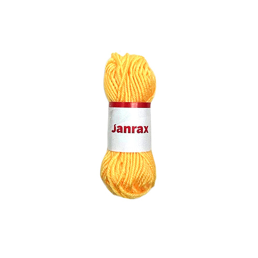 Light Yellow Acrylic Yarn Roll – 10g, 4 Strand 8 Ply Knitting Wool