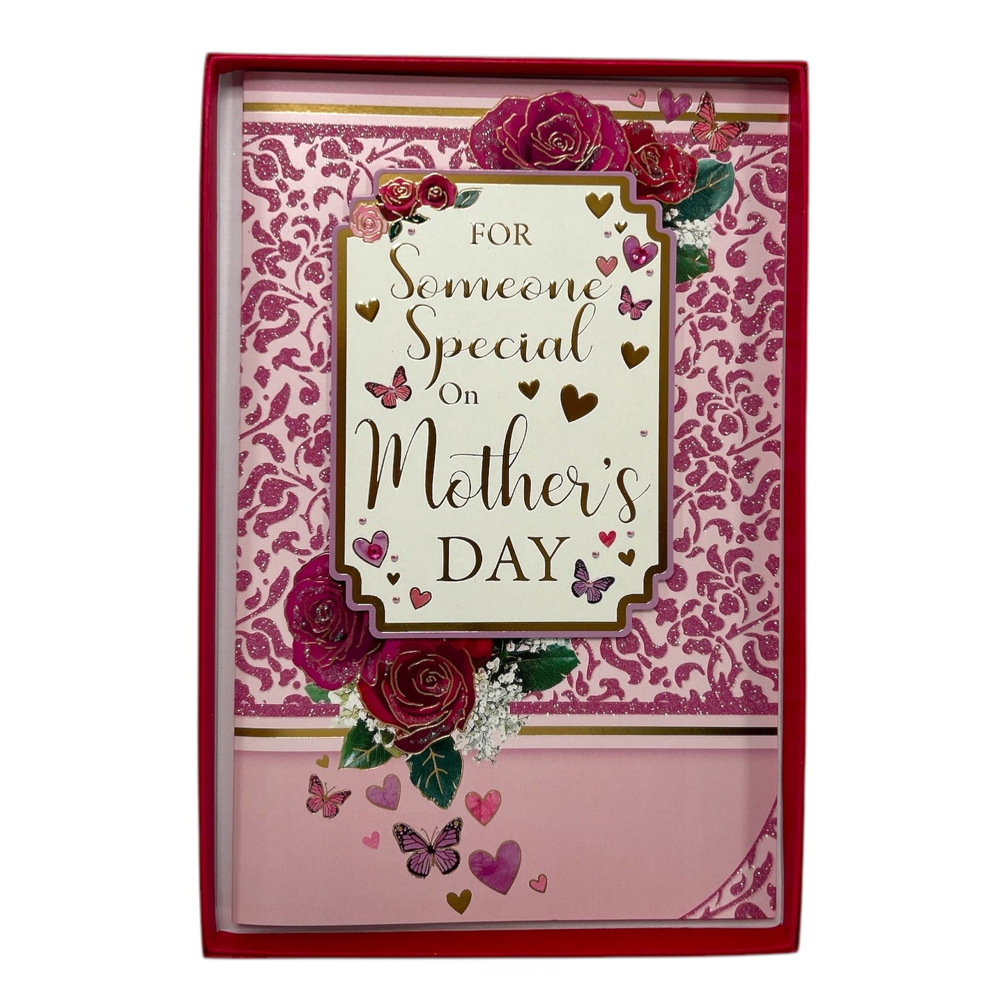 For Someone Special Rose Design Keepsake Mother's Day Boxed Card