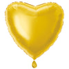Classic Gold Heart Shaped 18" Foil Balloon