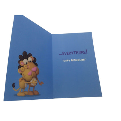 Cute Stepdad Loved Like A Dad Father's Day Card
